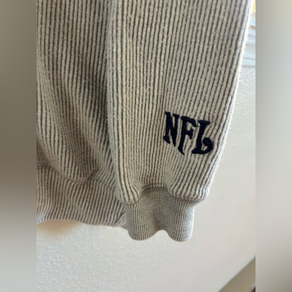 Vintage NFL Denver Broncos Ribbed Knit Crewneck Sweatshirt Mens XL/2XL - Picture 4 of 9